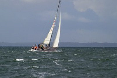Segelboot auf der Schlei